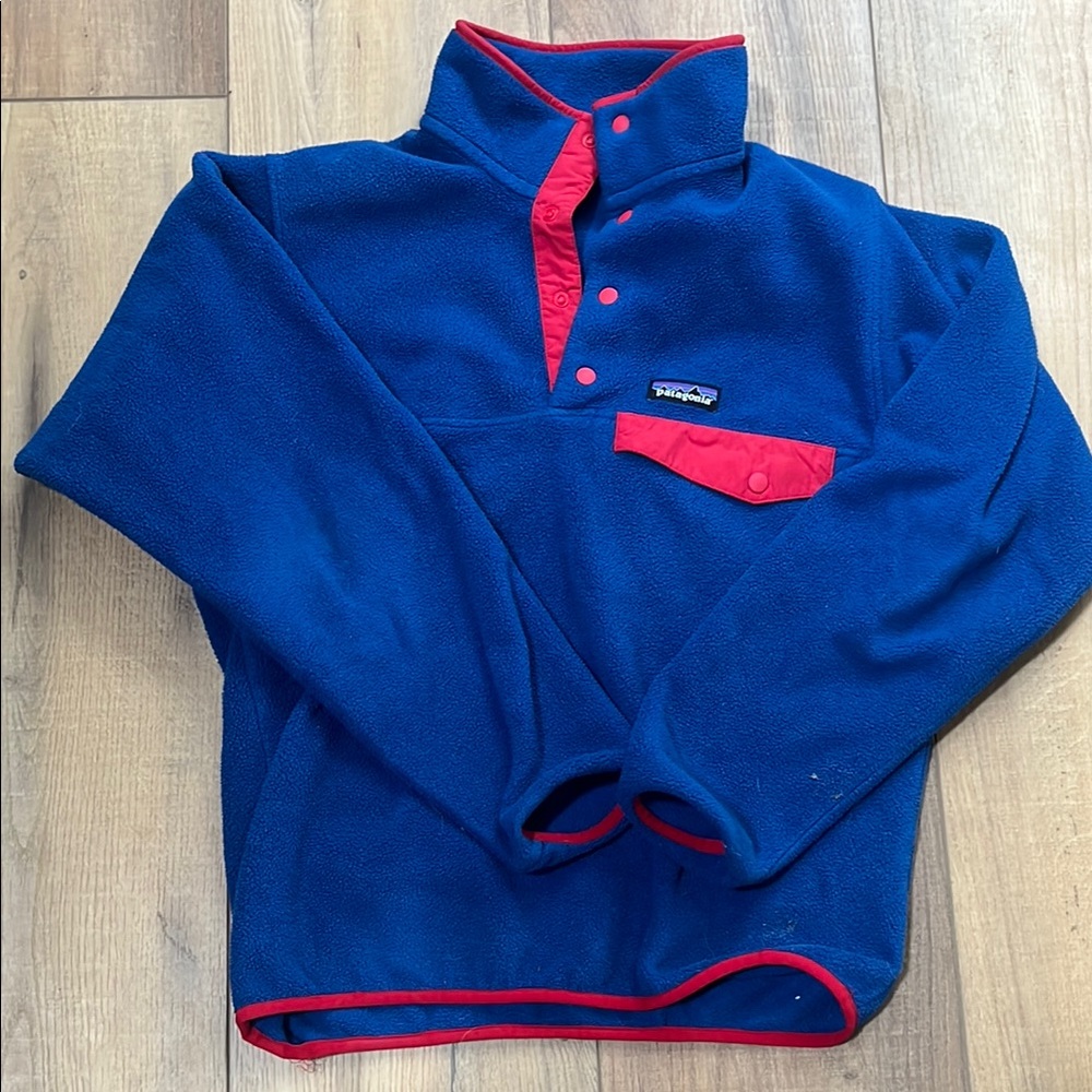 Patagonia Blue Fleece Pullover